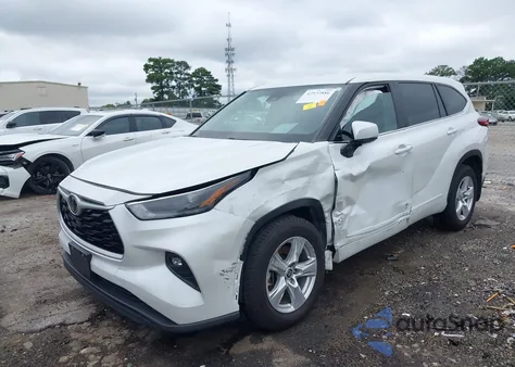 2023 Toyota Highlander Le z USA, uszkodzony, nr VIN 5TDKDRAH6PS015986